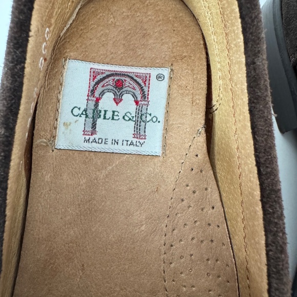 brown suede loafers - Picture 5 of 9